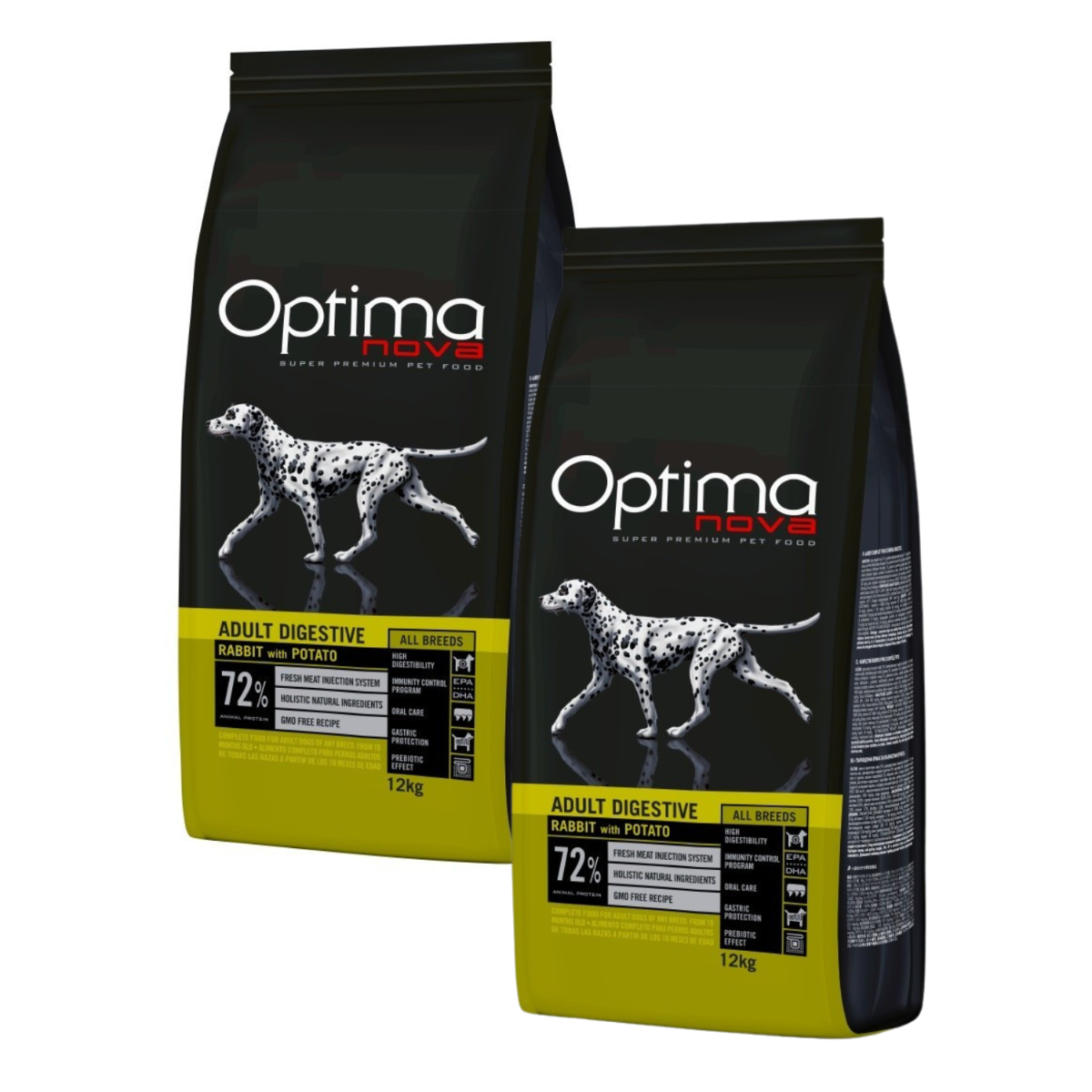 OPTIMAnova Dog Digestive Adult Grain-free - 2x12kg