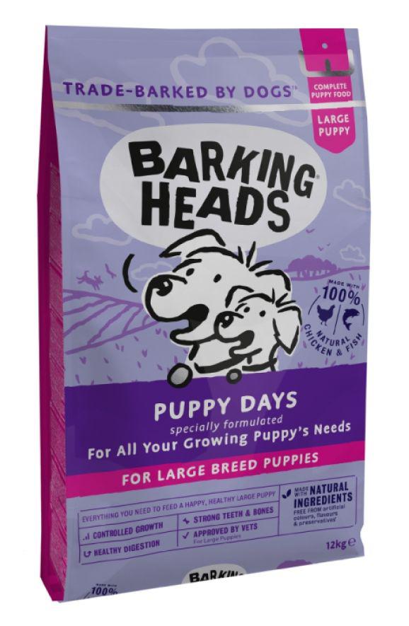 Barking Heads PUPPY days LARGE breed - 12kg