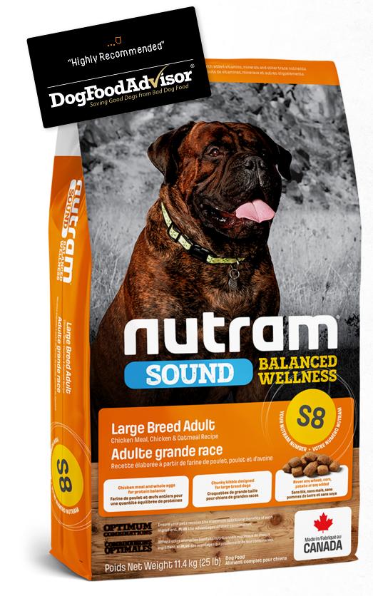 NUTRAM dog S8 - ADULT LARGE - 11,4kg