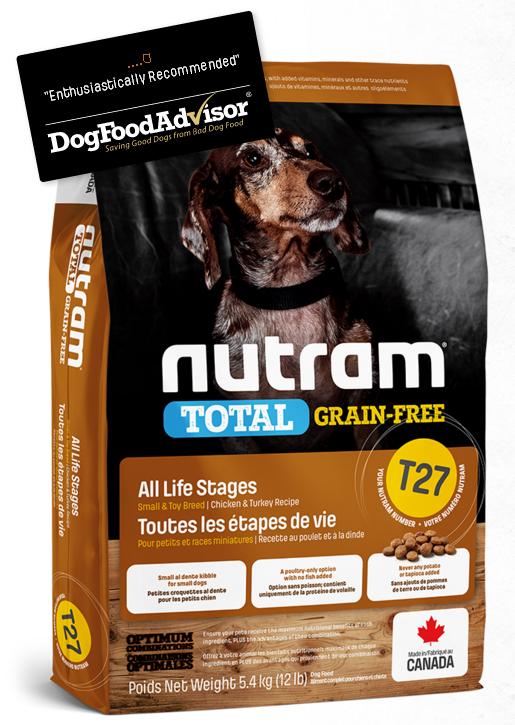NUTRAM dog T27 - TOTAL GF SMALL chicken/turkey - 5,4kg