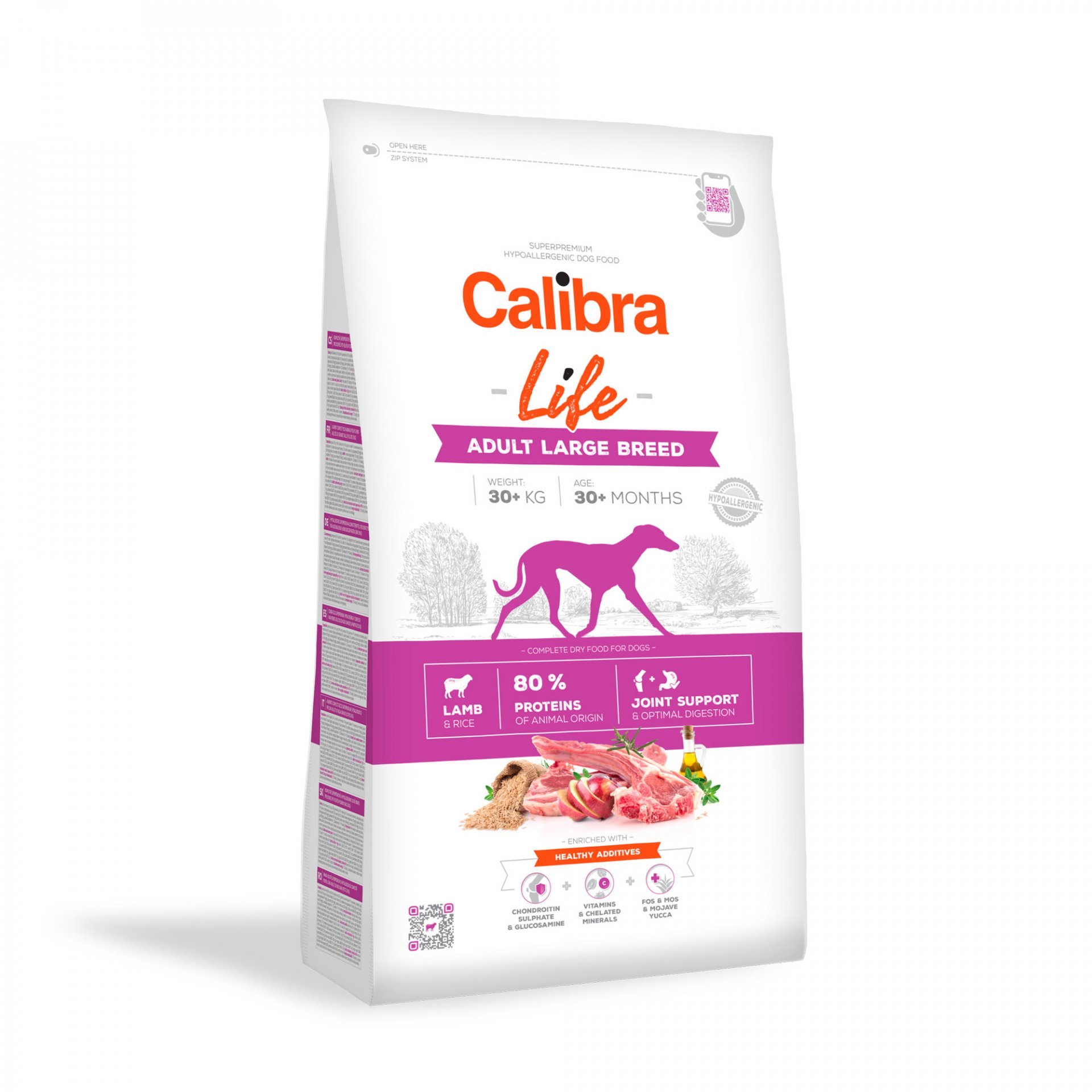 CALIBRA dog LIFE ADULT large LAMB - 12kg