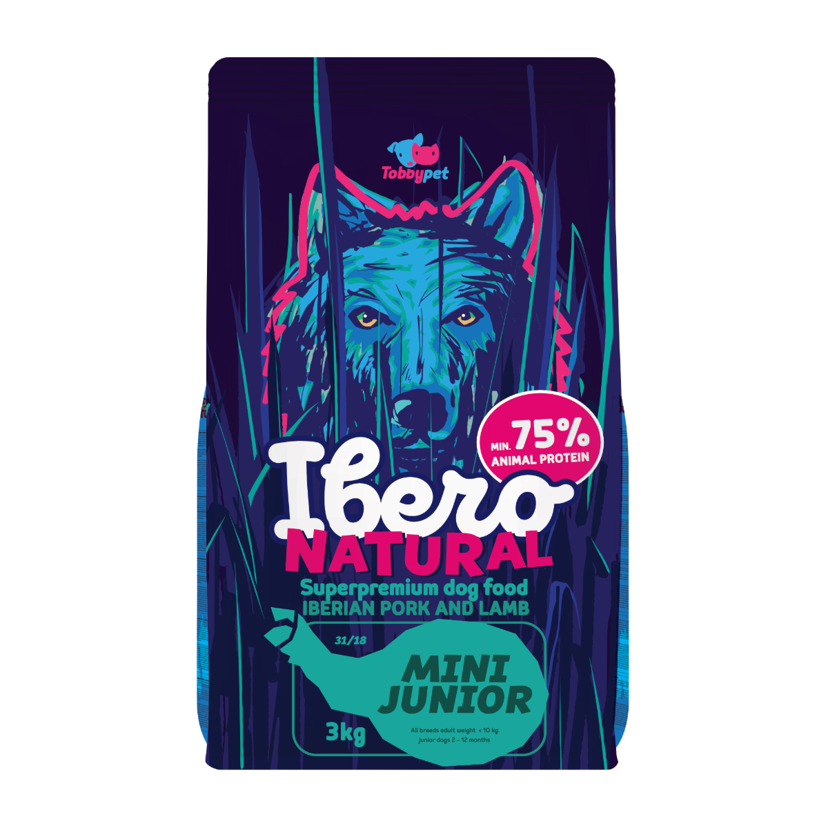 Ibero Natural Dog Mini Junior - 3kg