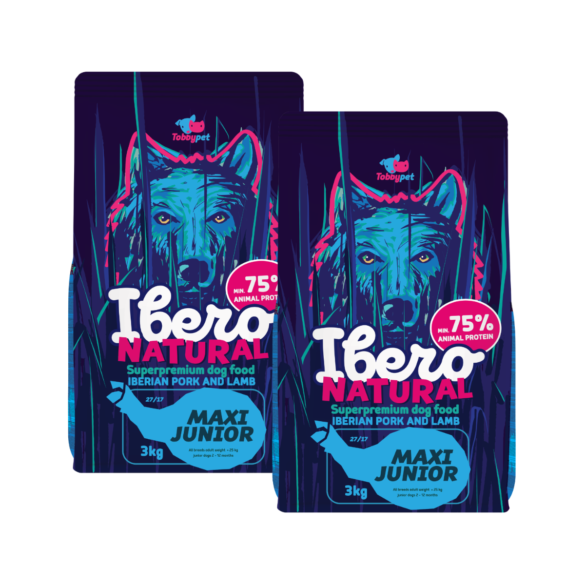 Ibero Natural Dog Maxi Junior - 3kg