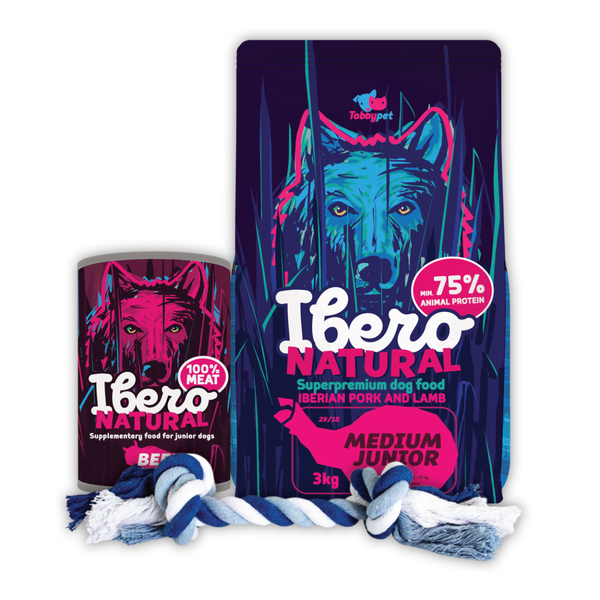 Ibero Štartovací balíček pre šteniatka - Medium junior