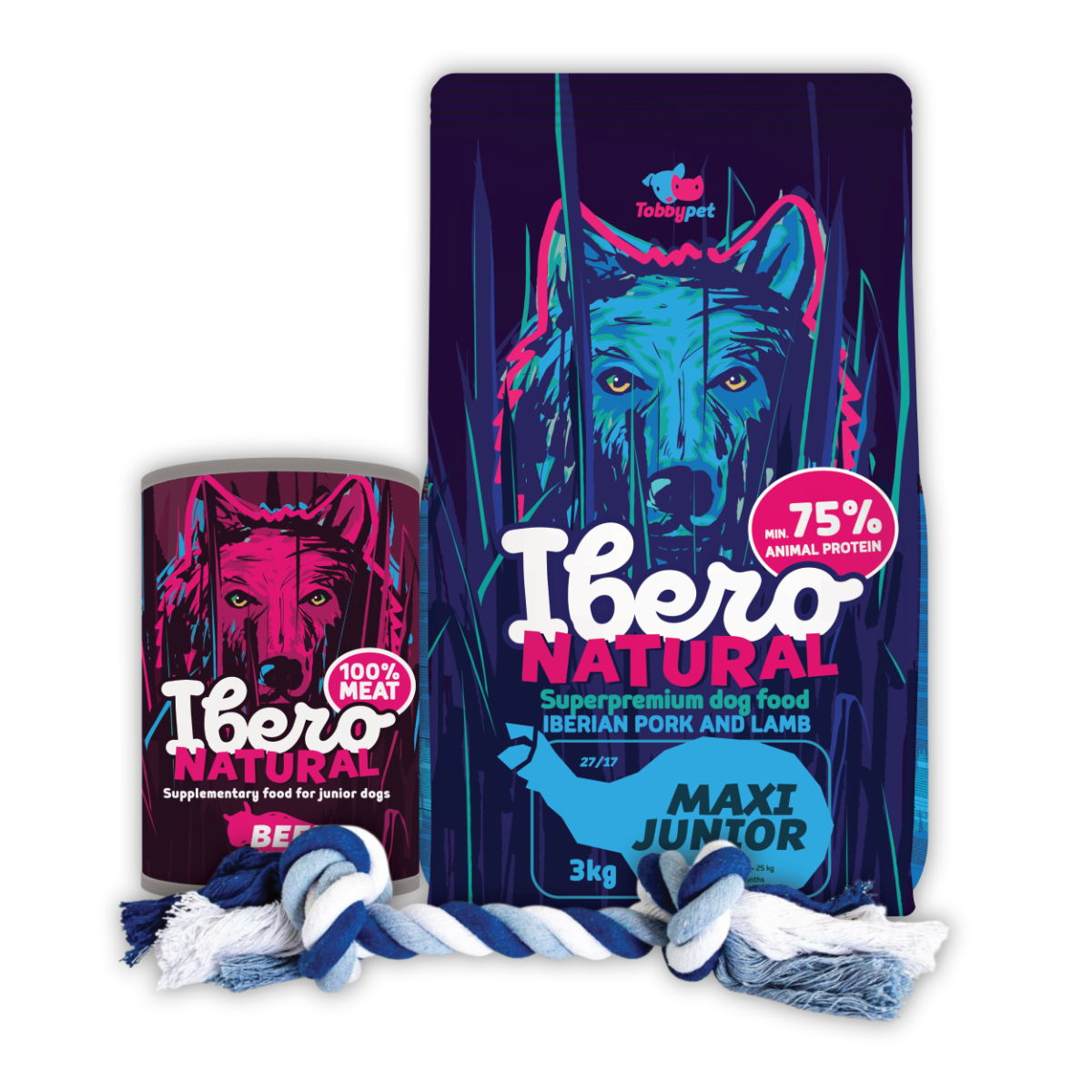 Ibero Štartovací balíček pre šteniatka - Maxi Junior