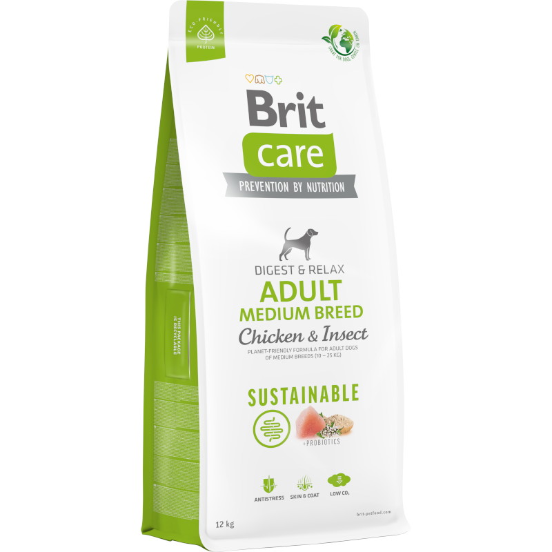 Brit Care Dog Sustainable Adult Medium Breed - 3kg