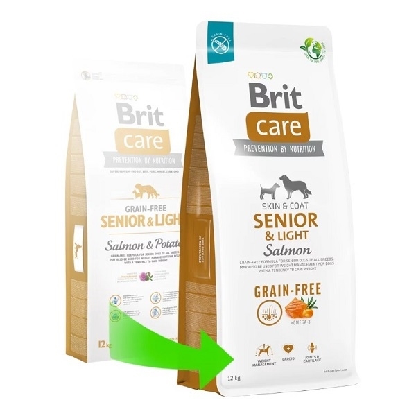 Brit Care Dog Grain-free Senior & Light - 12kg