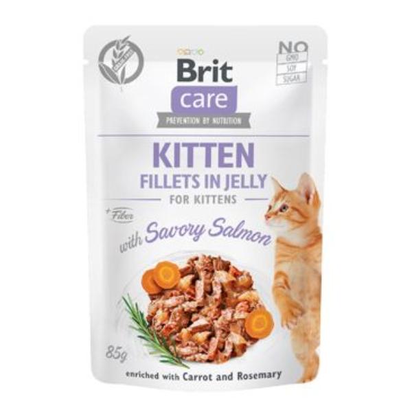 Brit Care Cat Filety v Jelly Kitten with Salmon 85g - 85g