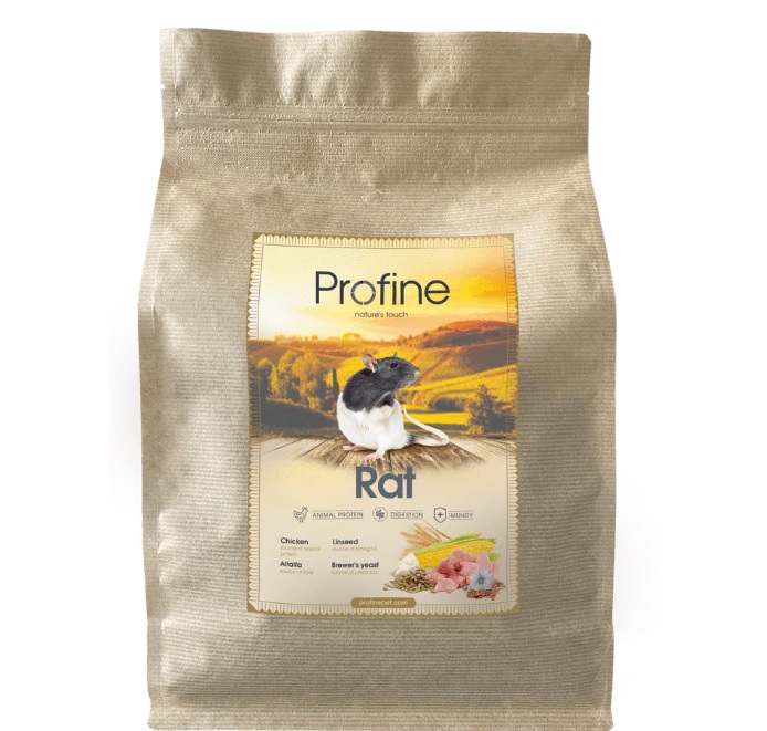 Profine Animals Rat - kompletné krmivo pro potkany - 1,5kg Expirace 24.5.23