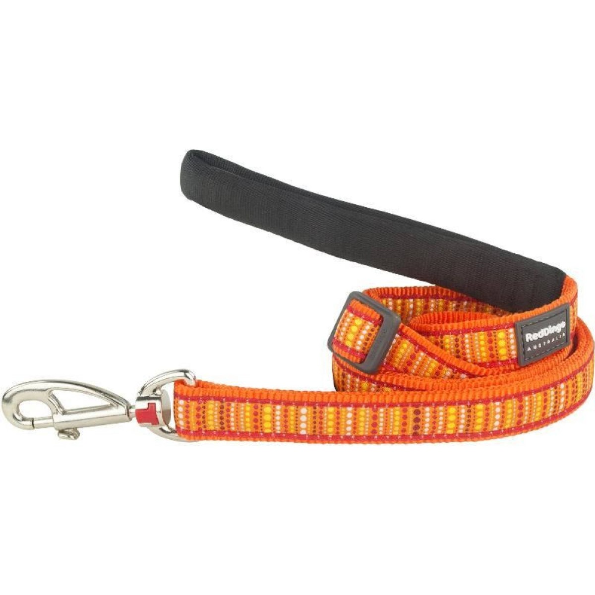 RedDingo Vodítko Lotzadotz Orange - 1,5 cm/1,8 m