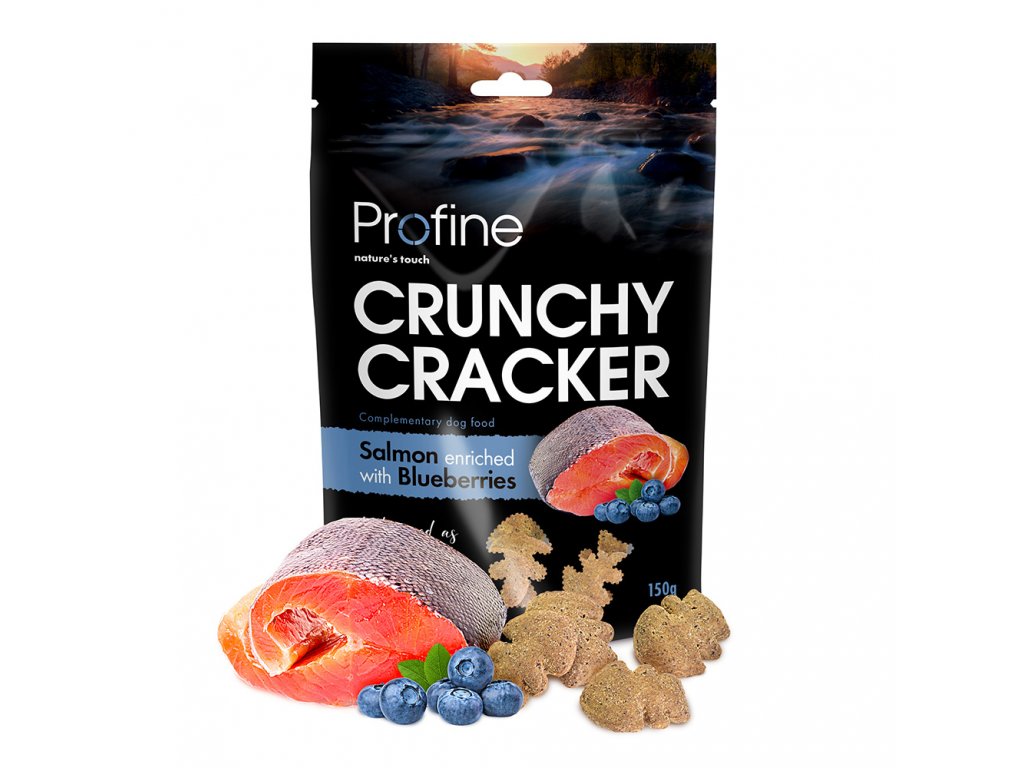 Profine Dog Crunchy Cracker Salmon&Blueberries 150g - 150g