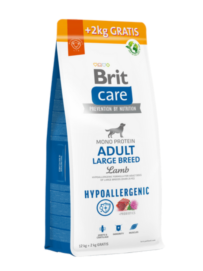 Brit Care Dog Hypoallergenic Adult Large Breed 12+2 kg