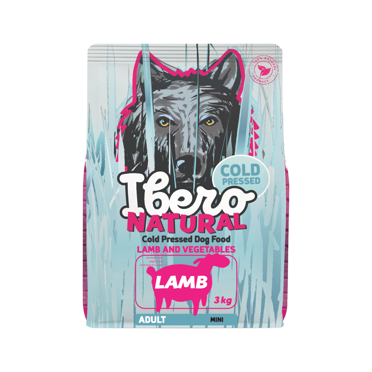 Ibero Cold Press Dog Mini Adult Lamb - 3kg