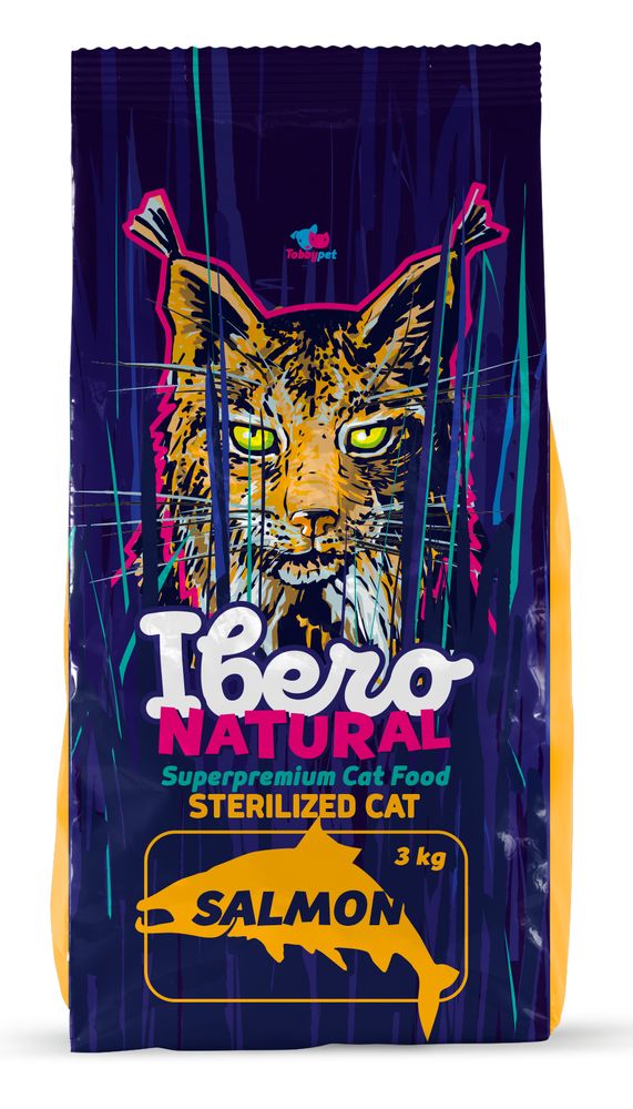 Ibero NATURAL cat STERILIZED - 3kg