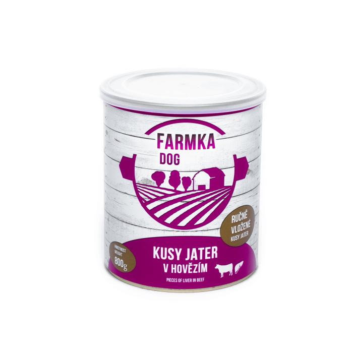 FALCO konzerva FARMKA dog pečeň - 400g