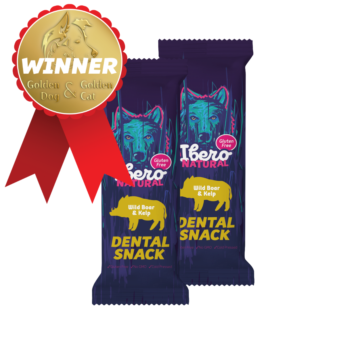 Ibero Dental Snacks Diviak / Morská riasa - 2x S/M (3ks)
