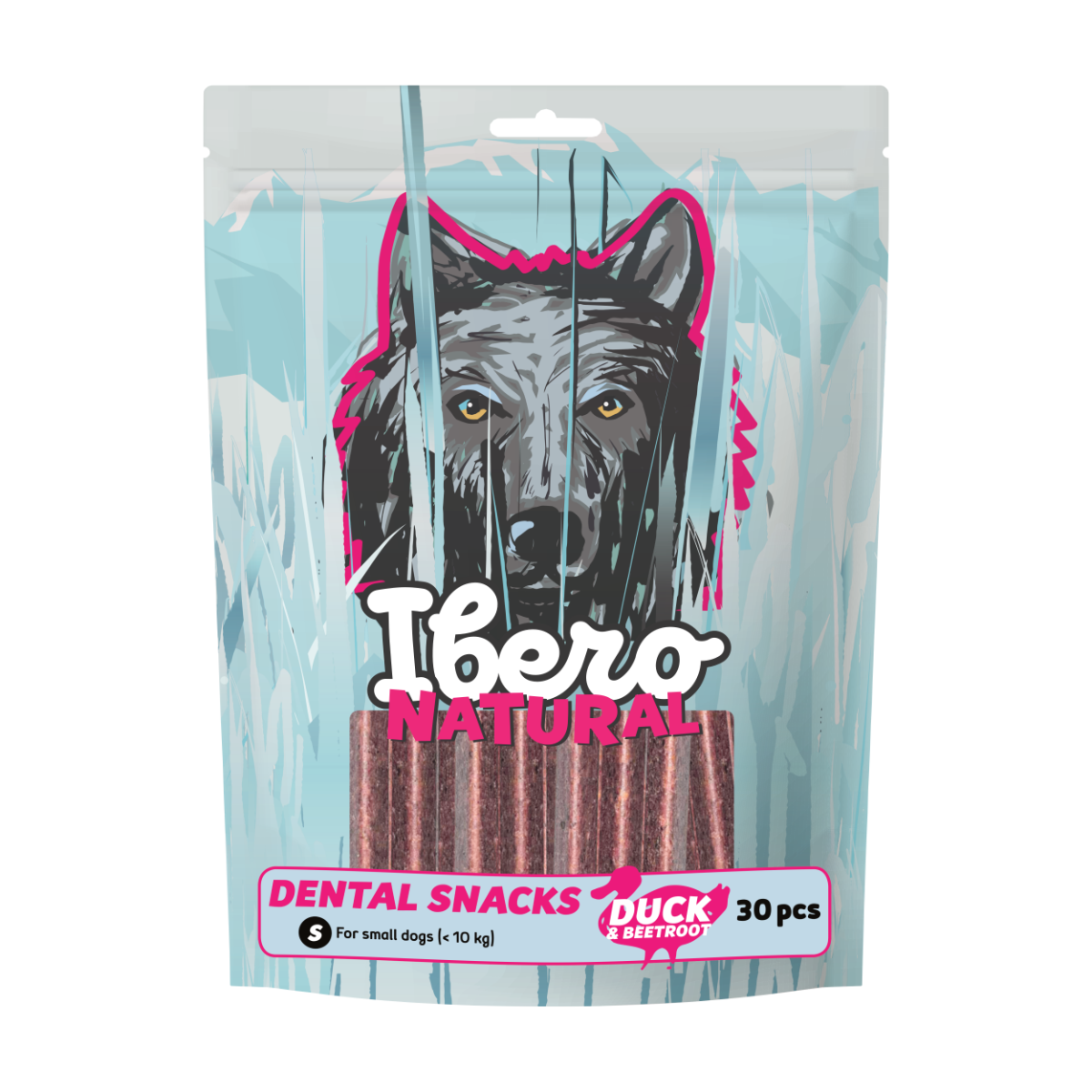 Ibero Dental Snacks Kačica/Repa 200g - S (30ks)
