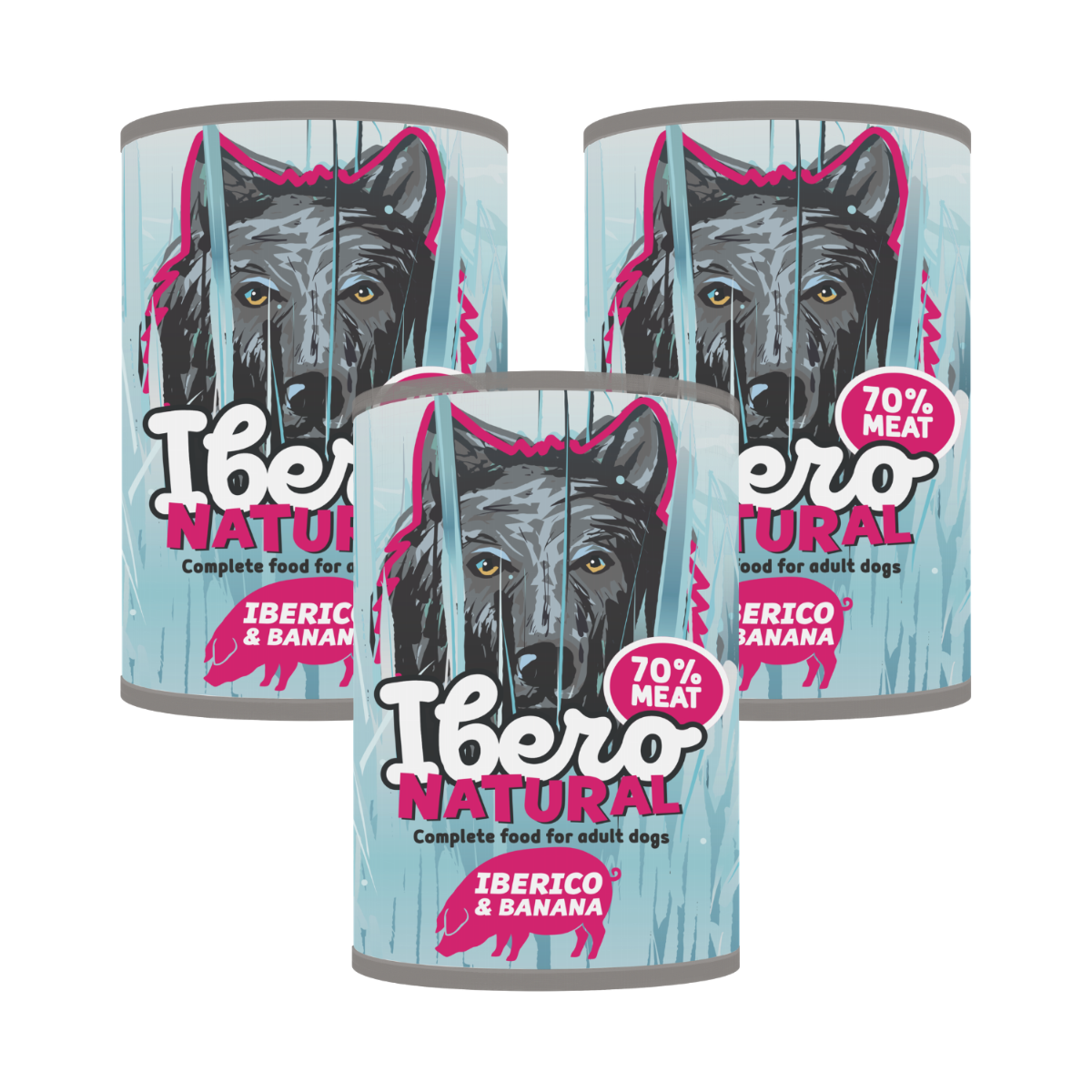 Ibero Complete Grain-free Iberico &amp; Banana - 3x400g