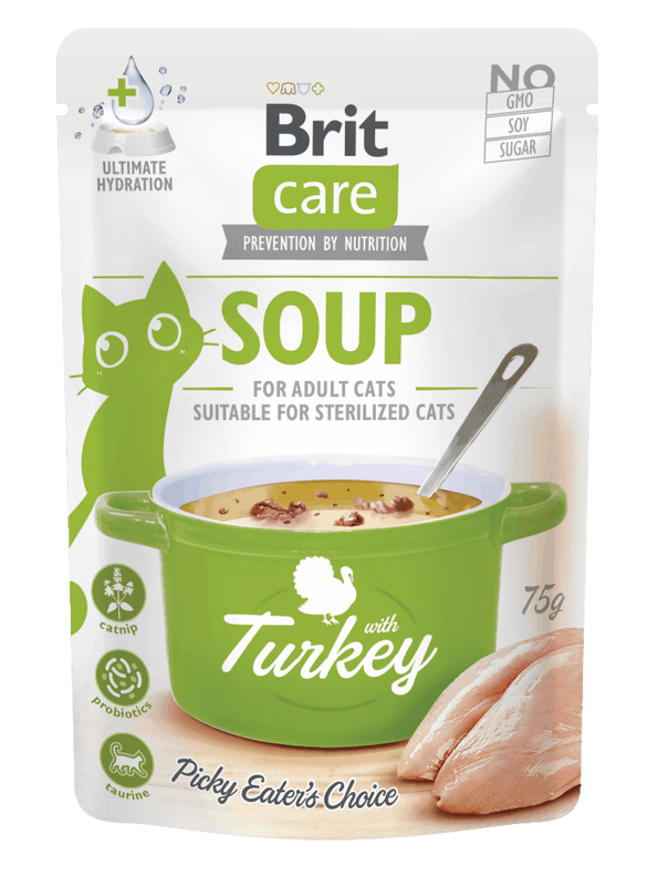Brit Care Soup with Turkey for Cats 75 g