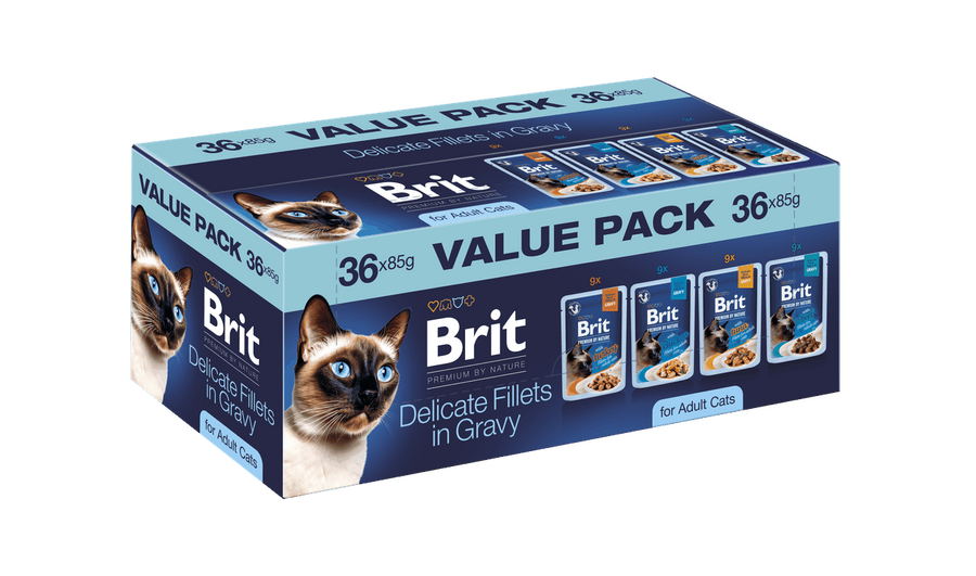 Brit Premium by Nature Cat Pouches Value Pack 36 pcs