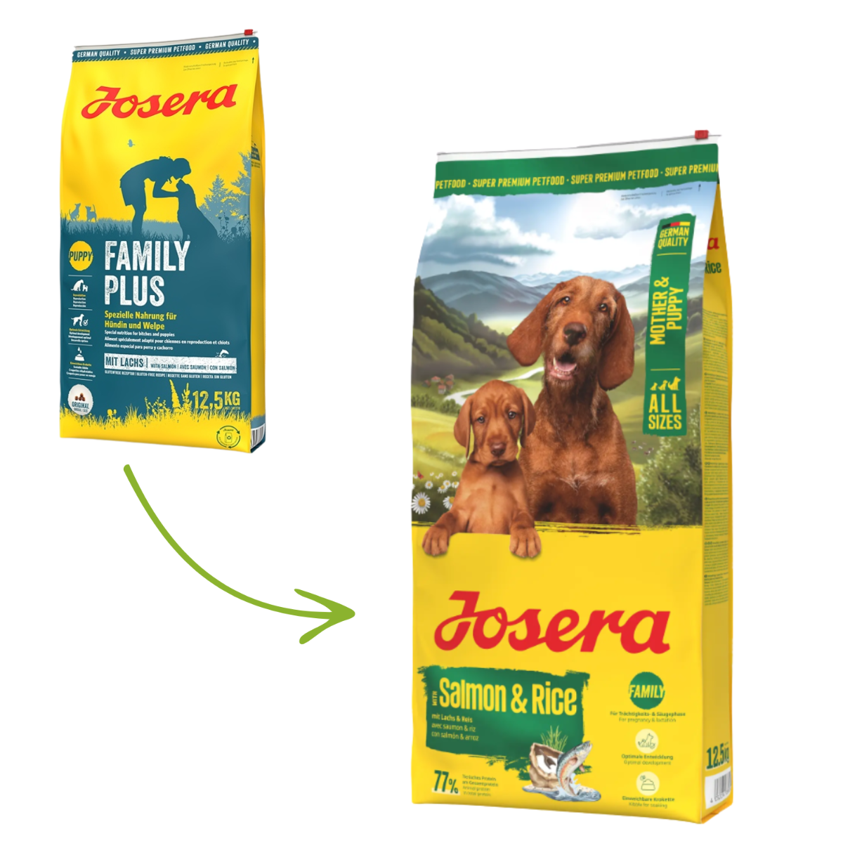 Josera Mother &amp; Puppy Salmon/Rice - 12,5kg