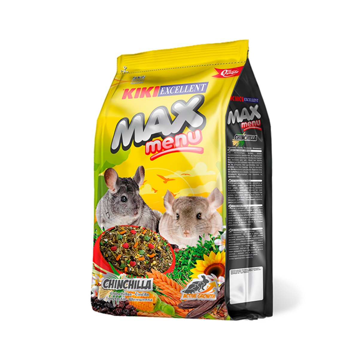 KIKI Excellent Max Menu Činčila – 800 g