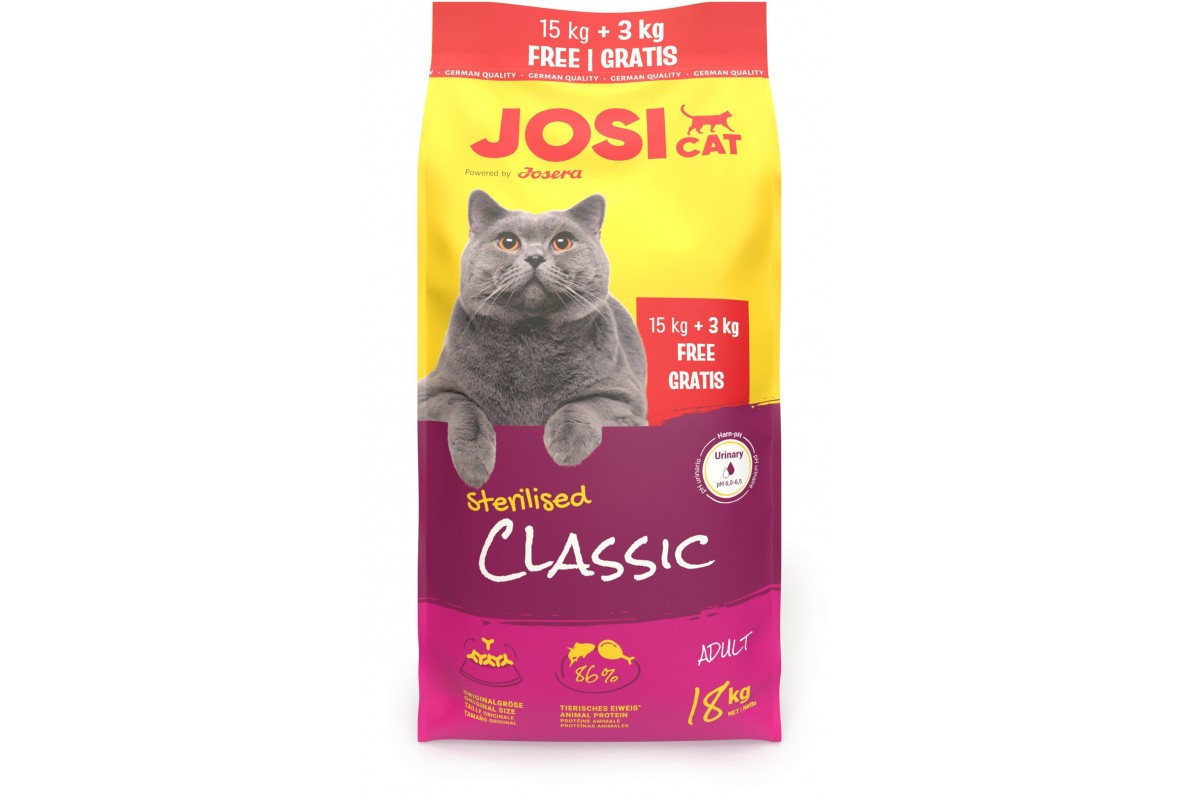 JOSIcat Sterilised Classic - 18kg