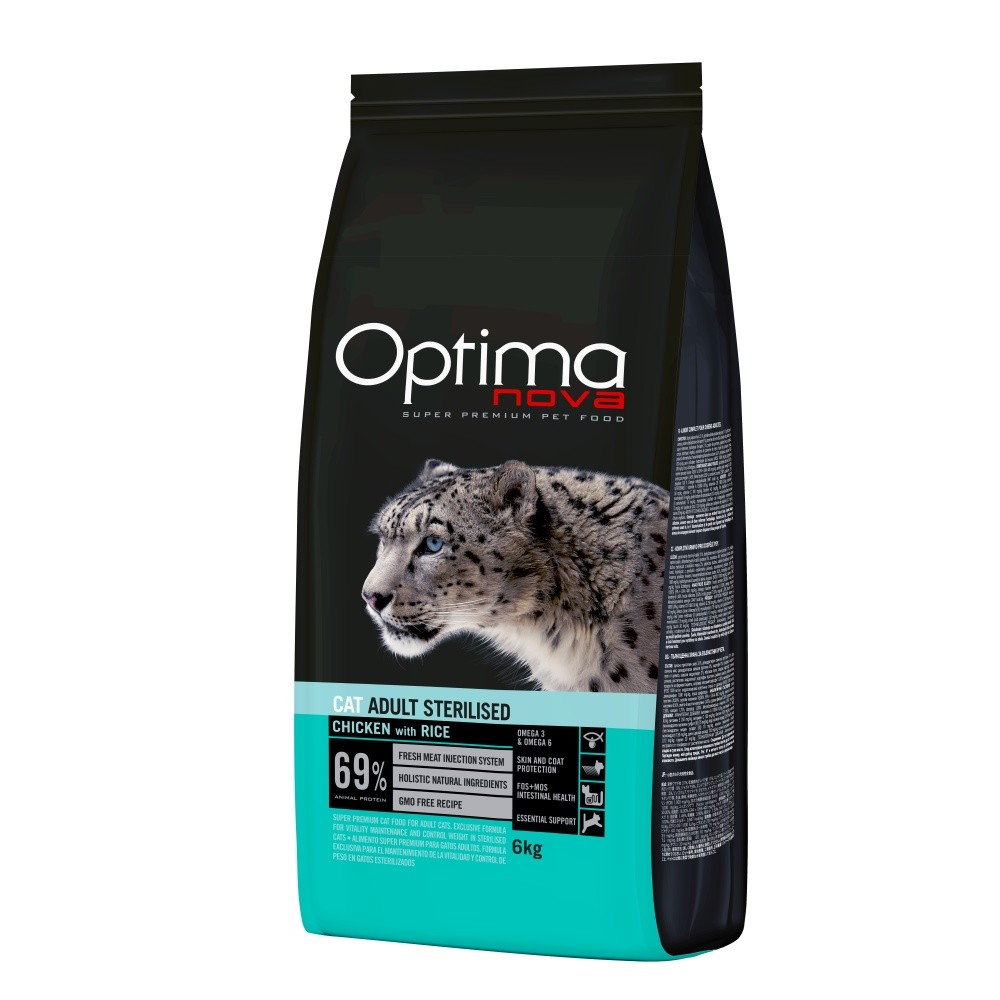 OPTIMAnova Cat Sterilised Chicken/Rice - 6kg