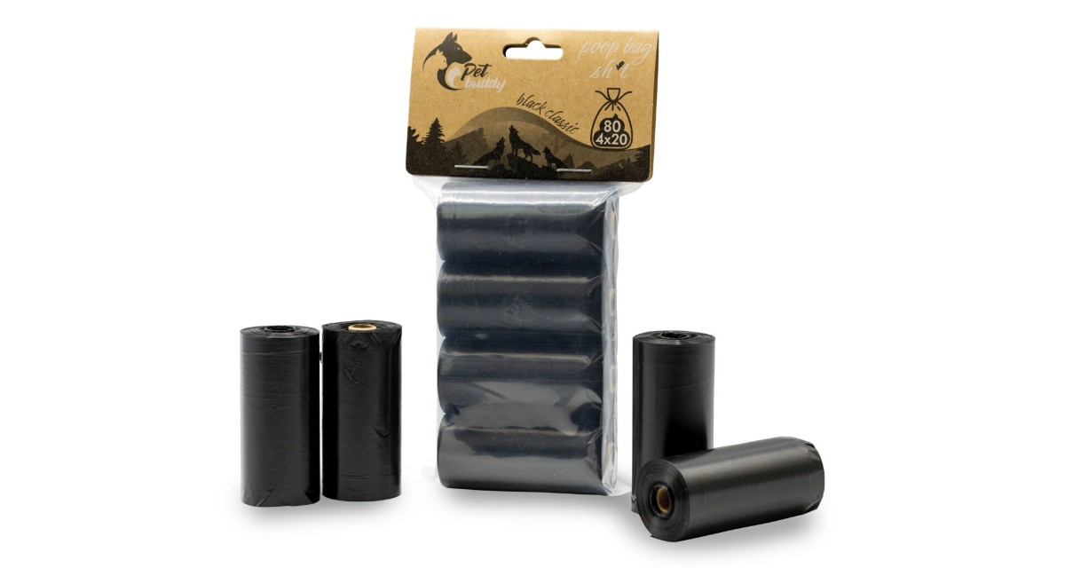 PetBuddy Vrecká na Exkrementy Klasik - 4 role/20 sáčkov