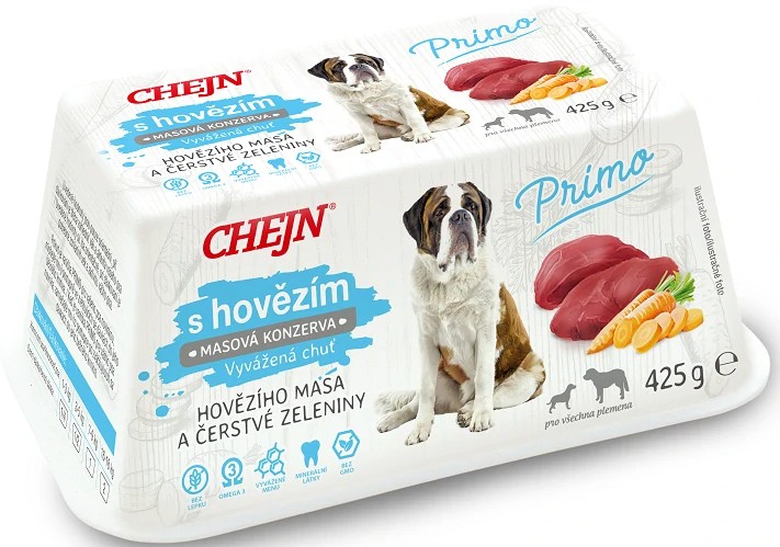 Chejn Primo Hovädzie s Mrkvou - 425g