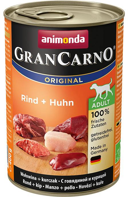 Animonda dog konzerva Gran Carno hovädzie / kura - 800g