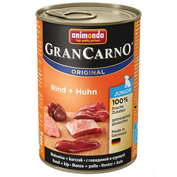Animonda dog konzerva Gran Carno Junior hovädzie / kuracie - 800g