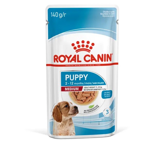 Royal Canin Dog Medium Puppy - 140g