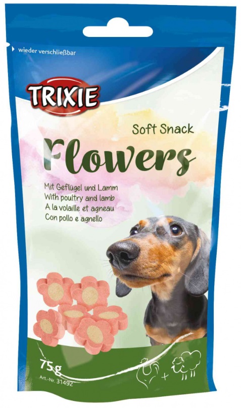 Pochúťka dog FLOWERS (trixie) - 75g