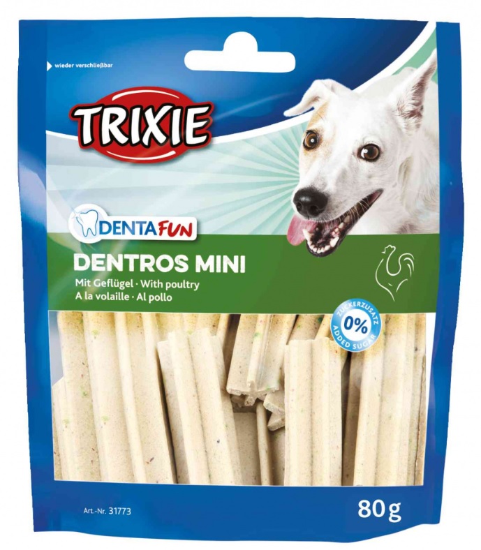 Pochúťka dog DENTROS MINI light (trixie) - 80g