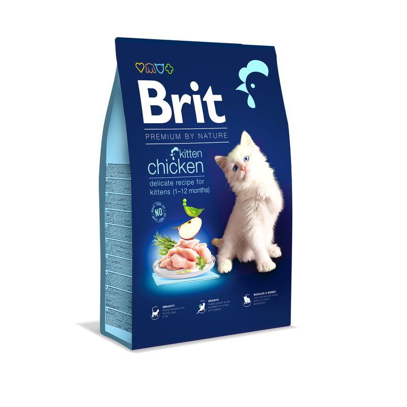 Brit Premium by Nature Cat Chicken Kitten - 8kg