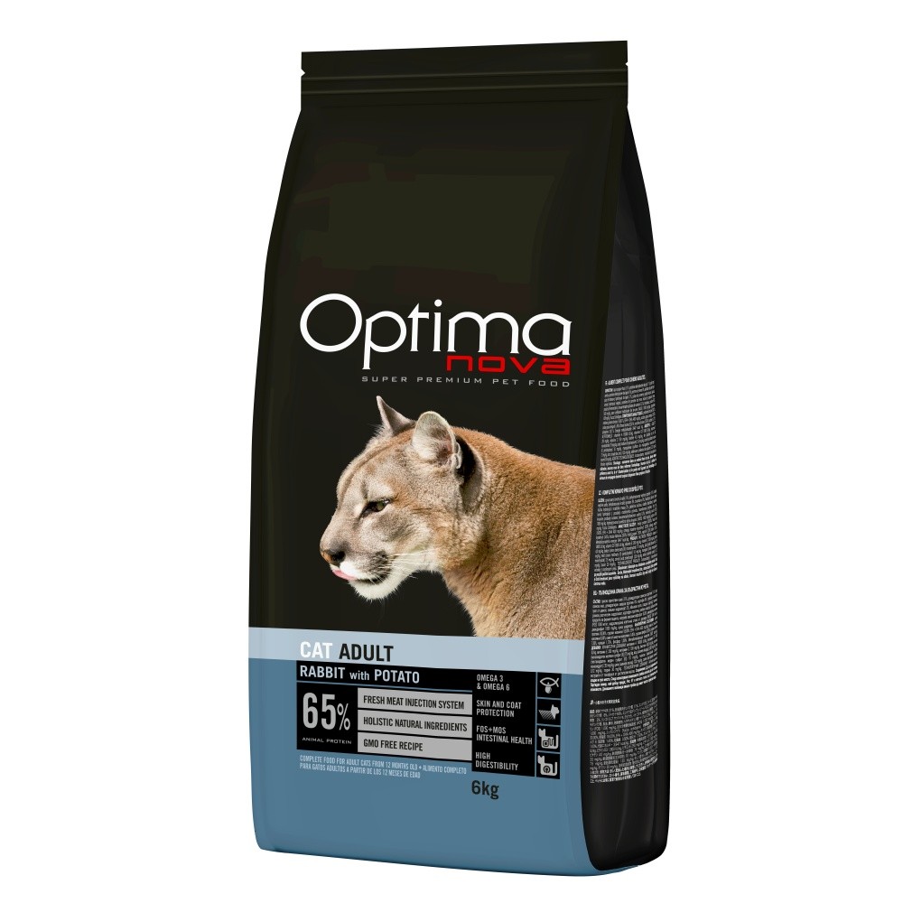 OPTIMAnova Cat Adult Rabbit/Potato Grain-free - 8kg