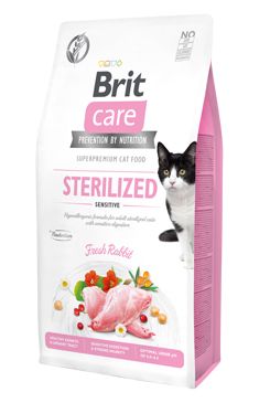 BRIT CARE cat GF STERILISED sensitive - 7kg