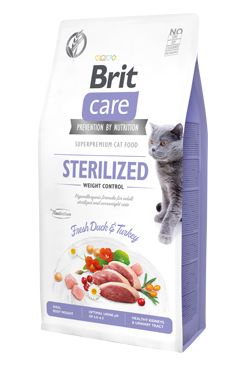 BRIT CARE cat STERILISED weight control - 2kg