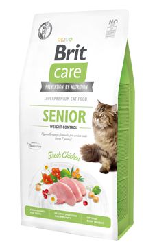 BRIT CARE cat GF SENIOR weight control - 7kg