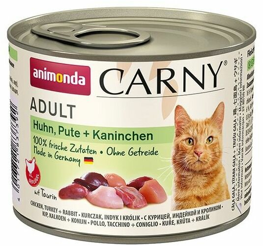 Animonda Cons. cat Adult hovädzie/krůta/králik 200g + Množstevná zľava