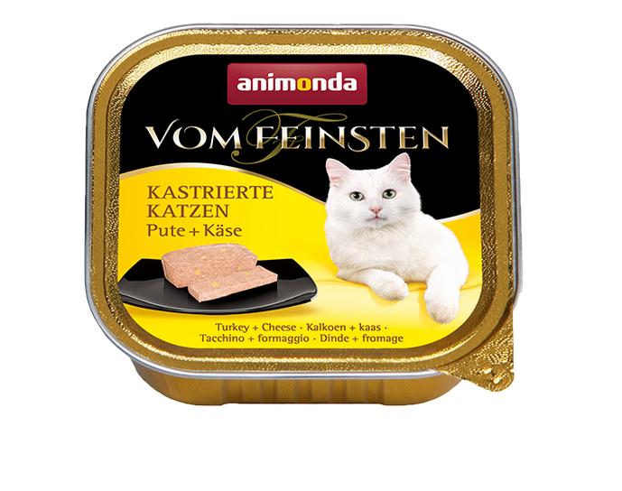 ANIMONDA cat paštéta kastrované mačky 100g - Krůta/losos