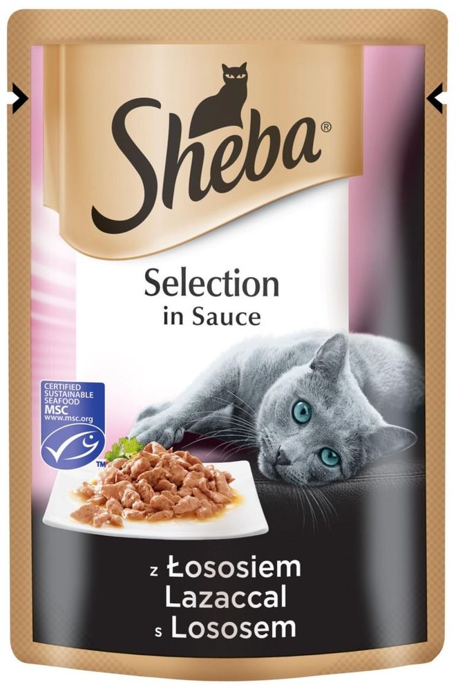 SHEBA SELECTION 85g - LOSOS/v šťave