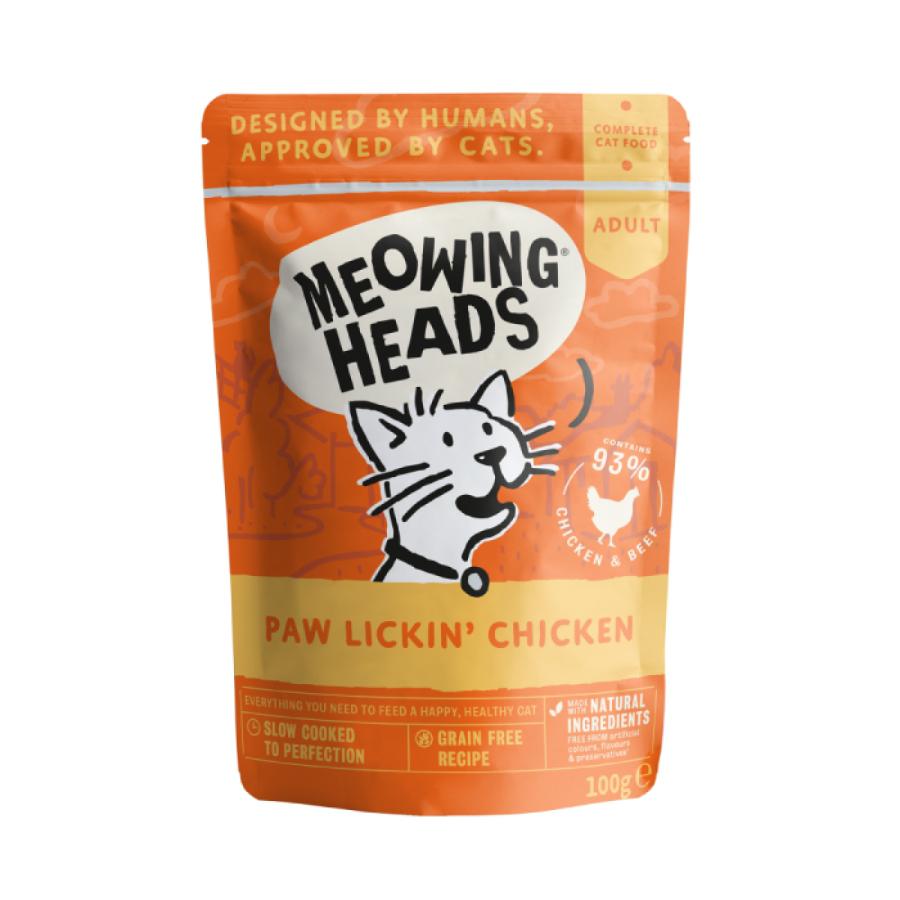 Meowing Heads kapsa PAW LICKIN´ chicken - 2x100g
