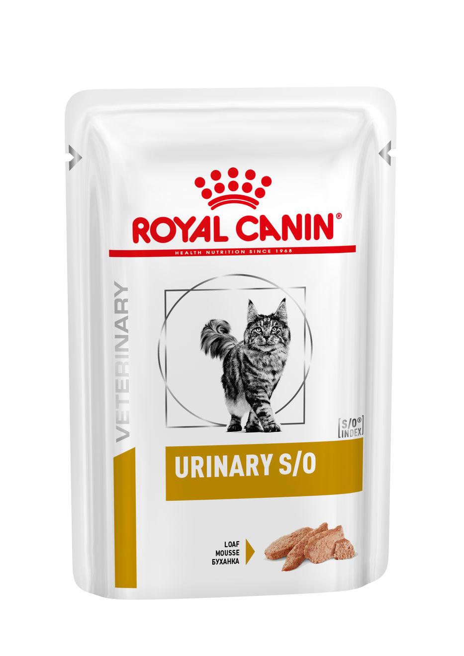 Royal Canin Veterinary Health Nutrition Cat URINARY S/O vrecko in Loaf - 85g
