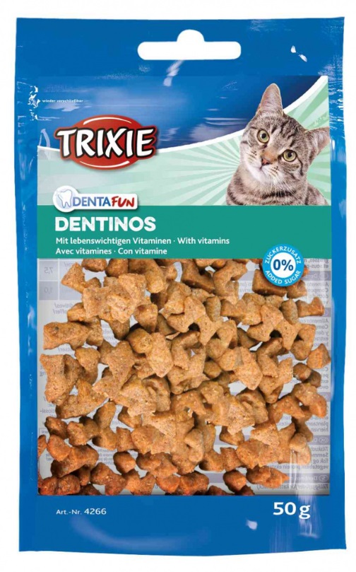 Cat pochúťka Denta Fun DENTINOS (trixie) - 50g