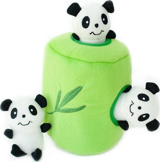 ZippyPaws Hračka Pandy v Bambuse - 18x13x13 cm